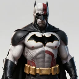 kratos wearing batman suit
