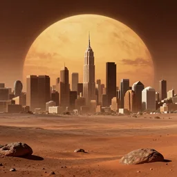 A city on Mars