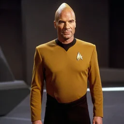 a still of mark hamill as captain picard in star trek the next generation, 8 k