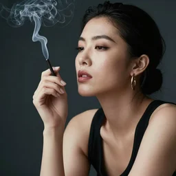 woman smoking dai carroll