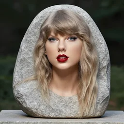 potrait of taylor swift as stone