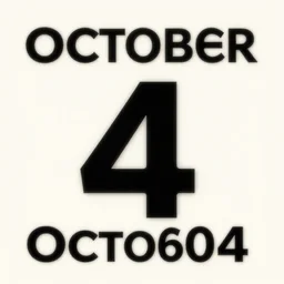 october 4 th 2 0 0 4