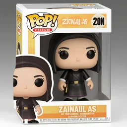zahra zainal as a funko pop