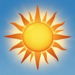 sun with arms, photorealistic, 4 k