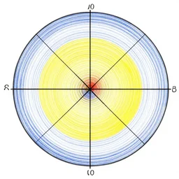 a hyperralistic render of mohr's circle