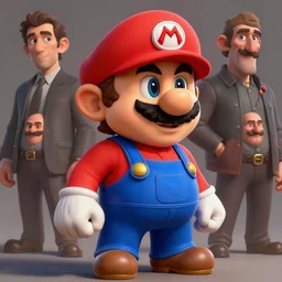 Portrait of Obama as super mario, fantasy, highly detailed, digital painting, artstation, concept art, sharp focus, illustration, art by Tony Sart and artgerm and randy vargas