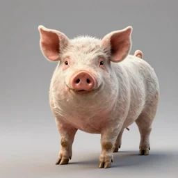 An ancient pig, rendered by Antoine Verney-Carron and J. Lesaffre, trending on artstation, 4k, 8k, artstation 3d render, artstation 3d, artstation graphics, artstation lighting