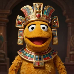 an aztec sacrifice muppet, detailed, centered, digital painting, artstation, concept art, donato giancola, joseph christian leyendecker, wlop, boris vallejo, breathtaking, 8 k resolution, extremely detailed, beautiful, establishing shot, artistic, hyperrealistic, beautiful face, octane render, cinematic lighting, dramatic lighting, masterpiece