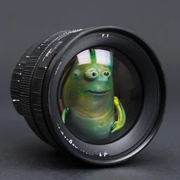 real life pickle rick, zeiss lens, photography