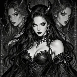 the portrait of the neutral evil fallen female dark knight vagabond as absurdly beautiful, gorgeous, elegant, sophisticated, sensual gravure idol, an ultrafine hyperdetailed illustration by kim jung gi, irakli nadar, intricate linework, detailed faces, octopath traveler, final fantasy, unreal engine 5 highly rendered, global illumination, detailed and intricate environment