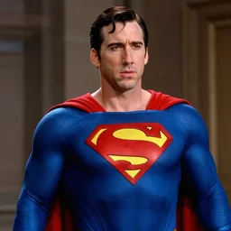 nicholas cage as superman, film footage, superman returns ( 2 0 0 6 ), 4 k, highly detailed, screencap