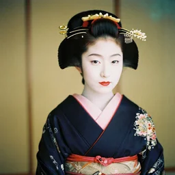 Portrait Photograph of a Japanese Geisha Revolog Plexus 400