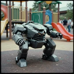 home video footage, an armored core playing in the playground, 1 9 9 0