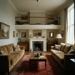 apartment interior designed by stanley kubrick, style of the shining