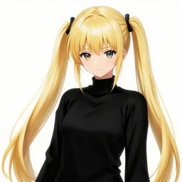 absolutely beautiful art of [ junko enoshima ], an evil gyaru model with long blonde pigtails, a black top, a red plaid skirt, and knee high boots, expressive blue! eyes, long red nails, very beautiful, japanese, villianess, art by artgerm, stanley lau, greg rutkowski, cyrine, alphonse mucha, beautiful colors and lighting