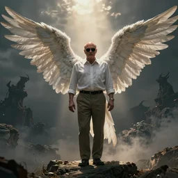 saul goodman is an angel and he's visiting hell