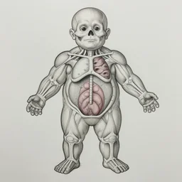 gronkh, anatomical drawing