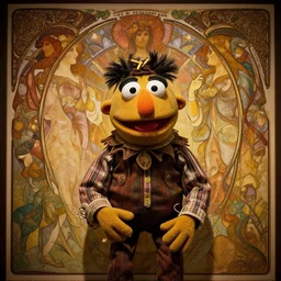 the most amazing muppet dream you ever had, hyper realistic, ambient lighting, concept art, intricate, hyper detailed, smooth, alphonse mucha, moebius, vlop, beeple