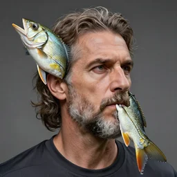 luis majul as calamardo, realistic style, 8k