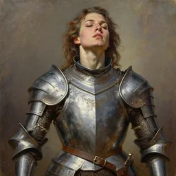 an ultradetailed beautiful portrait panting of an attractive muscular woman wearing knight armour, oil painting, by ilya kuvshinov, greg rutkowski and makoto shinka