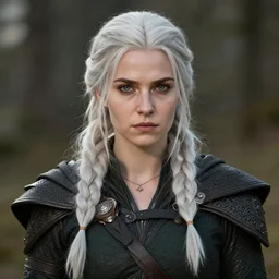 portrait of ciri, style greg rutkowski, style artstation,