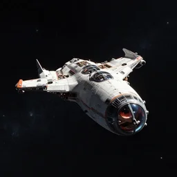 flying a spaceship through the stars. first person gopro shot. exif. ralph mcquarrie.
