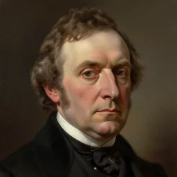 official portrait of a victorian prime minister, male, detailed face, 19th century, highly detailed, cinematic lighting, digital art painting by greg rutkowski