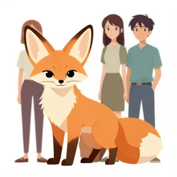 fennec fox, clean cel shaded vector art. shutterstock. behance hd by lois van baarle, artgerm, helen huang, by makoto shinkai and ilya kuvshinov, rossdraws, illustration, zootopia