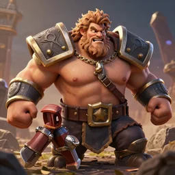 portrait david and goliat, octane render, detailed, brawl stars, unreal engine 5, cinema 4 d cinematic, artstation, greg rutkowski, clash of clan, clash royal