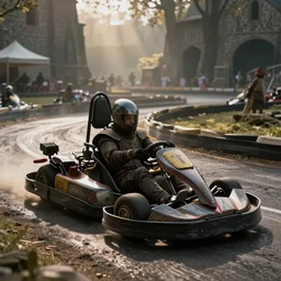 medieval go-kart racing