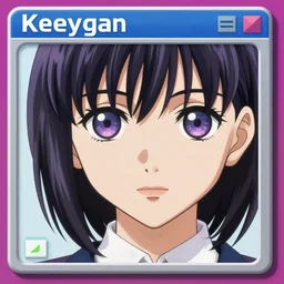 an anime image from key generator for music plugin, hd, old internet art, detailed face, keygen, high quality, aesthetic