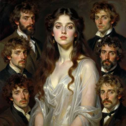 a portrait of oya by wayne barlowe, gustav moreau, goward,  Gaston Bussiere and roberto ferri, santiago caruso, and austin osman spare, ((((occult art))))