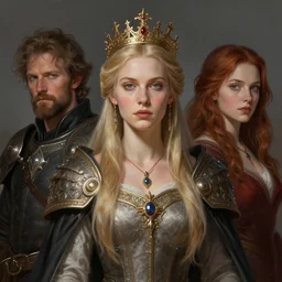 scandinavian empress, portrait, art by artgerm and greg rutkowski and magali villeneuve, d & d, fantasy, highly detailed, portrait, digital painting, trending on artstation, concept art, sharp focus, illustration