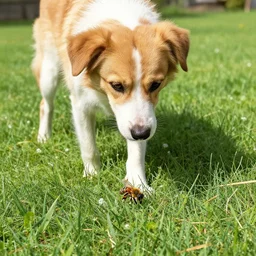 my dog stepped on a bee