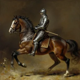 knight on a horse by frazetta