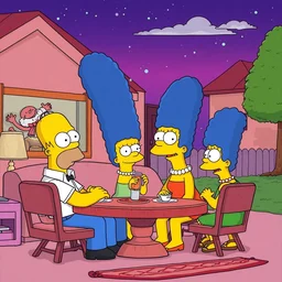 a scene from the simpsons