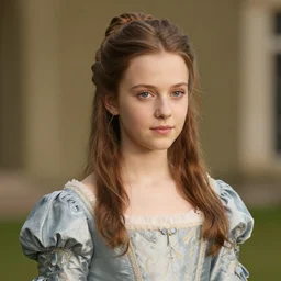 photo of a beautiful and young princess, circa 1 8 6 1
