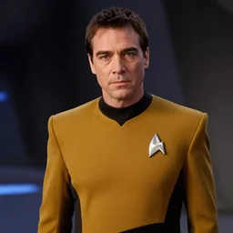 tommy wiseau as a character in Star Trek the next generation