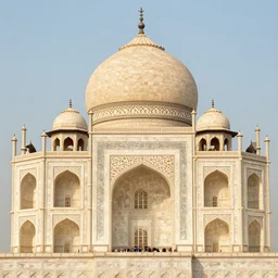 4 k hd, high detail photograph of taj mahal, shot with sigma f / 4. 2, 2 5 0 mm sharp lens, wide shot, volumetric lighting, high level texture render
