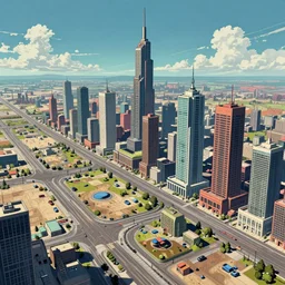 illustration of outskirts cyberpunk city, badlands beyond, super wide angle, high quality, 8 k, high resolution, city landscape, side scrolling, 4 k, retrofuturism, by makoto shinkai, anton fadeev, thomas kinkade, greg rutkowski
