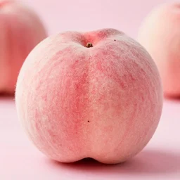 a macro photo of a round peach's dry skin, small hairs, hyper realistic, hyper detailed, 35mm, grainy film, pink studio lighting, bokeh, award winning shot, vogue magazine, cinematic, 8k, elegant, tender, pastel, octane render