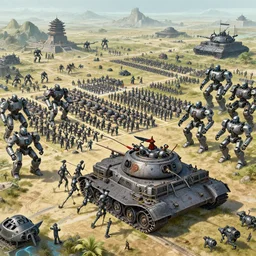 The Chinese Empire is one of the four human factions. This faction is distinguished by a high proportion of robots in the population and enormous ground forces. Aggressive territorial expansion is a priority, even at the expense of its own citizens. The current ruler of the Chinese superstate is Huáng Zhōng of the Zhōng dynasty. For him, it is not the economy or the life of his subordinates that counts, but power and military strength.