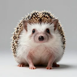 full length beautiful hedgehog girl, style studio shot, professional photographer, many details, super realistic, high quality, 8 k