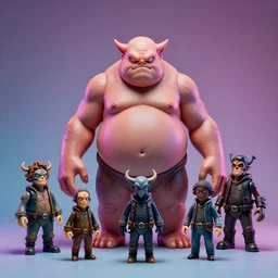 hyperrealistic rendering, fat smooth cronenberg flesh monster d & d beholder by donato giancola and greg rutkowski and wayne barlow and zdzisław beksinski, product photography, action figure, sofubi, studio lighting, colored gels, colored background