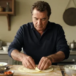 tom selleck making chapattis