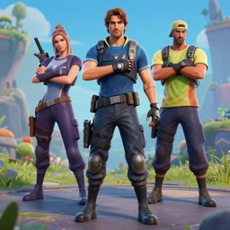 Salvini e in Fortnite very detailed, full body shot 8K quality super realistic