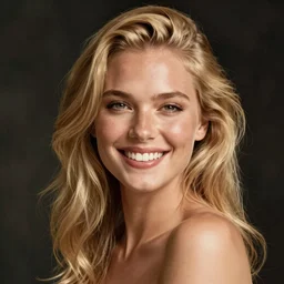 photo of blonde woman smiling at the camera