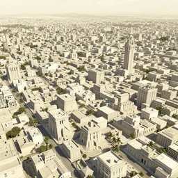 new city has reverted back to the way it looked, pre-Columbian