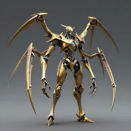 calne ca cyborg character with pointy long extended limbs, fnaf, golden ratio, details, scifi, fantasy, intricate details, octane render, digital painting, artstation, concept art, sharp focus, illustration digital painting, art by wlop