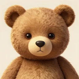 portrait of cute teddy bear, epic lit, hyper detailed design, shape focus, trending on artstation, illustration, very cartoon, by anton fadeev in quinn dynasty